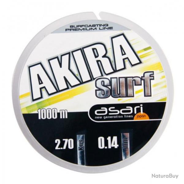 Monofilament 1000m Asari Akira Surf 0.25mm / 8.76kg