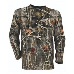 TEE SHIRT PERCUSSION MANCHES LONGUES GHOSTCAMO WET  - TAILLE S