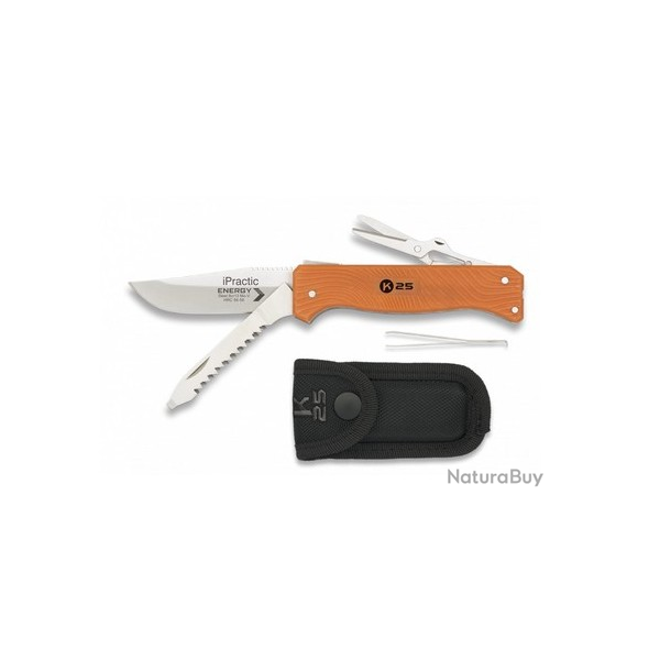 Couteau multifonction iPractic orange 11117071