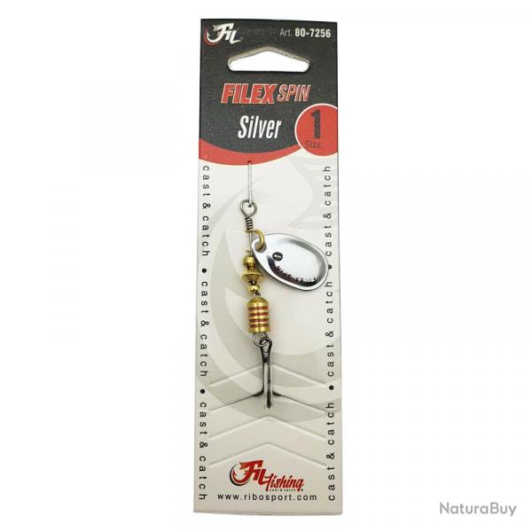 Cuiller tournante Filex Spin Silver Filfishing 3