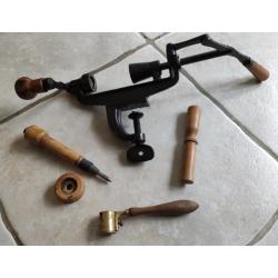 Sertisseur Ancien En Buis – Calibre 16 – Collection Chasse – Occasion – Objet Vintage Français
