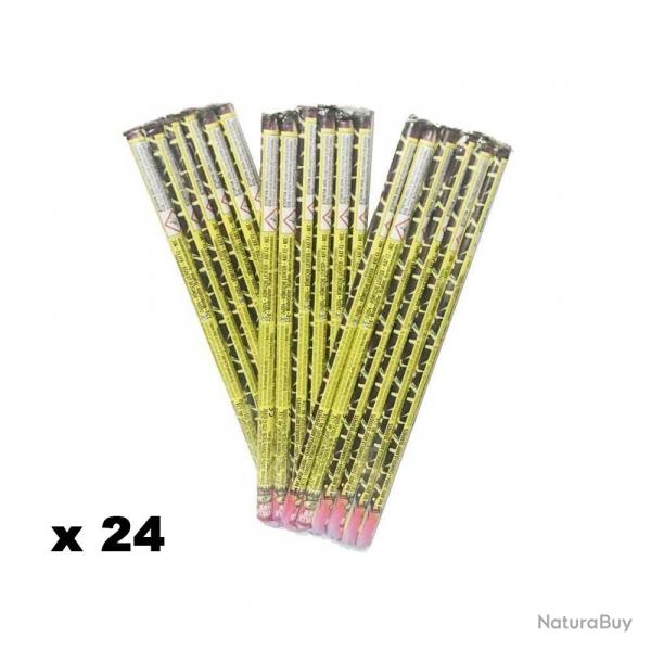 Lot de 24 lances boules (chandelle romaine) - 10 Effets