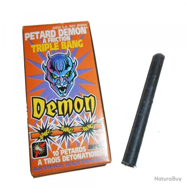 Lot de 80 petard a friction - Triple explosions - EFFAROUCHEUR - TRIPLE BANG