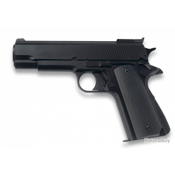 Pistolet gaz 6 mm BB Bullet noir HFC    3510307