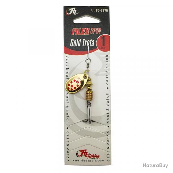 Cuiller tournante Gold Trota Filfishing 2