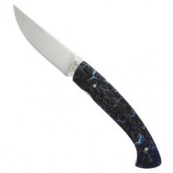 Couteau 1515 "Sparke thermo", Couleur noir et bleu [1515 - Manu Laplace]