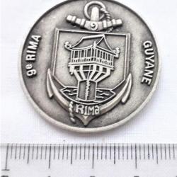 FR4100c Médaille de table 9°RIMa Guyane