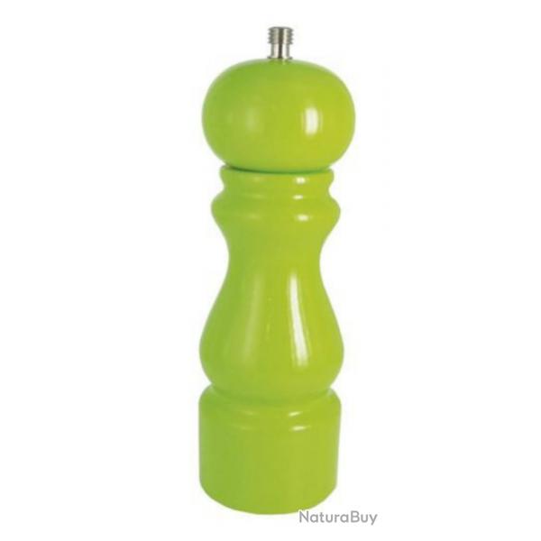 Moulin htre laqu 20 cm, Couleur vert, Type moulin sel [Marlux]
