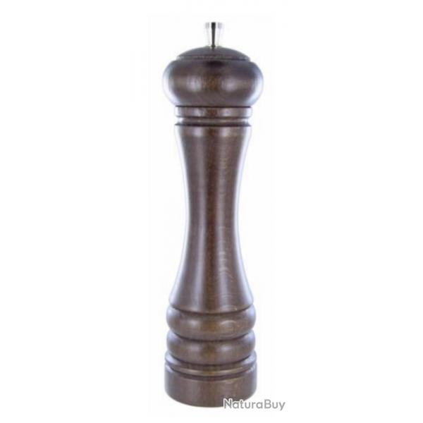 Moulin htre, Couleur bois teint, Hauteur 21 cm, Type moulin sel [Marlux]