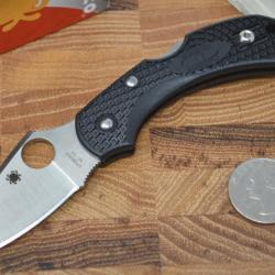 Couteau Spyderco Dragonfly 2 Lame Acier VG-10 Manche FRN Made In Japan SC28PBK2