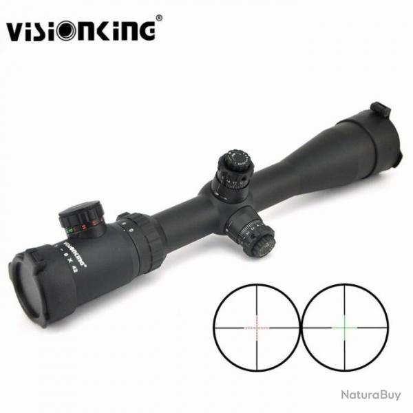 Visionking 3-9x42 Mil-Dot 30mm vue optique de chasse haute rsistance aux chocs LIVRAISON GRATUITE
