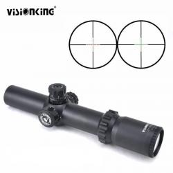 Visionking 1-10X28 Mil Dot rouge/vert éclairé fusil de chasse portée optique LIVRAISON GRATUITE