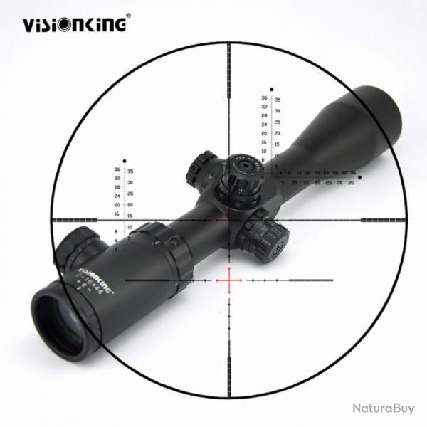 Visionking 2-16x44T viseur optique trajectoire serrure mise au point latrale LIVRAISON GRATUITE