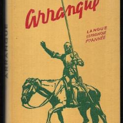 arrangue langue espagnole 1ère année , par une réunion de professeur scolaire vintage ou ancien