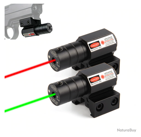 Viseur laser vert avec viseur laser compact à queue d'aronde de 11/20 mm