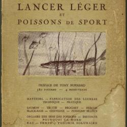 Dr. P.Barbellion. LANCER LEGER ET POISSONS DE SPORT. Paris 1941. Livres de pêche