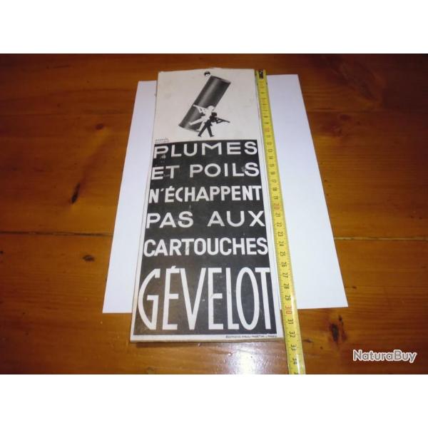 AFFICHE GEVELOT