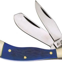 Couteau Pliant Baby Saddlehorn Manche en Os Lame en acier inoxydable F14972BLSB071