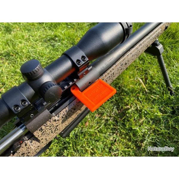 STOP TIR Original HUNTER - PACK 5 -  ORANGE - 100% Franais - tmoin chambre vide + 1 tour de cou