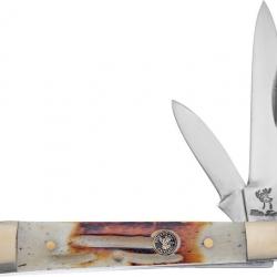 Couteau Pliant Couverts Whitetail Manche en OS Lame en acier inoxydable FWT974SC07