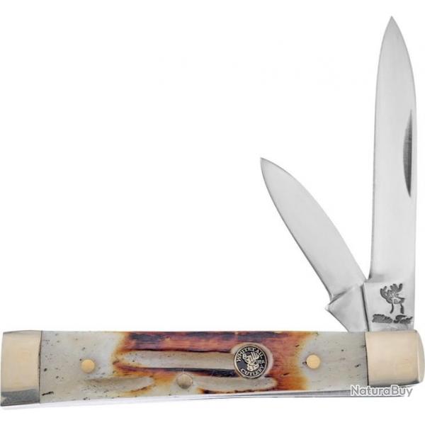 Couteau Pliant Couverts Whitetail Manche en OS Lame en acier inoxydable FWT974SC07