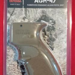 Poignée pistolet ergonomique caoutchoutée FAB Defense AGR-47 pour AK-47/AKM/Galil - Flat Dark Earth