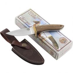 Couteau Frost Cutlery Chipaway Buck Tail Classic Lame Acier Inox Manche Noyer Etui Cuir FCW108DWW