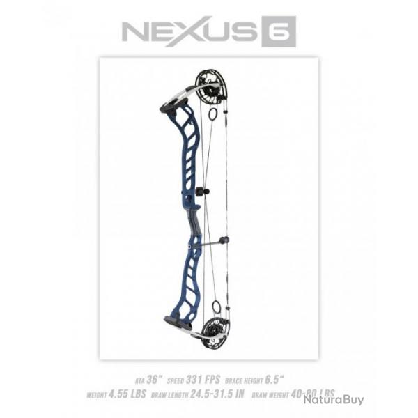 PRIME - Arc NEXUS-6 GAUCHER (LH) 40-50 # NOIR
