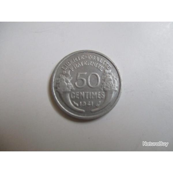 Pice de 50 centimes alu 1941