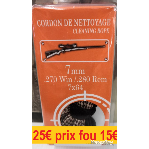 CORDON DE NETTOYAGE       7X64    7mm     270WIN     280rem           37167