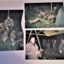3 photographies de chasse - Tirage argentique.