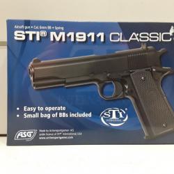 6285 AIRSOFT PISTOLET ASG M1911 CAL6MM NEUF