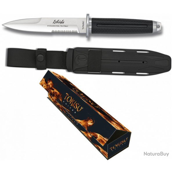 Couteau TOKISU ISHIDA  Etui en cuir Lame 15 cm 3238107