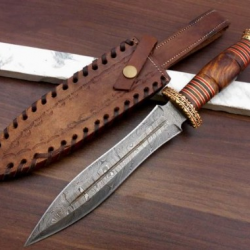 Lame damas - Couteau de collection Excalibur Royal Manche Noyer