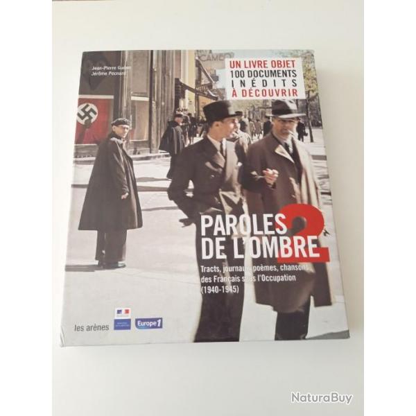 LIVRE  "PAROLE DE L OMBRE"