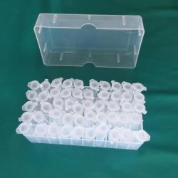 Lot de 50 Dosettes pour rechargement revolver poudre noire avec boite de rangement