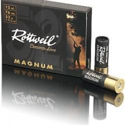 Munitions ROTTWEIL MAGNUM 52 Cal.12/76 52g