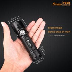 Lampe torche P26R - 3600 Lumens