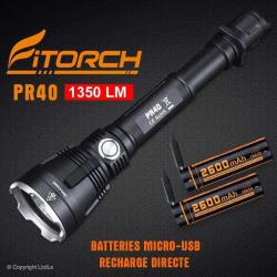 Lampe torche PR40 - 1350 Lumens