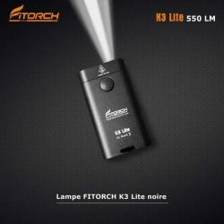 Lampe de poche K3 Lite noir