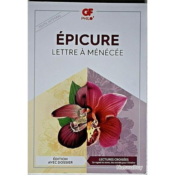 Lettre  Mnce - Epicure