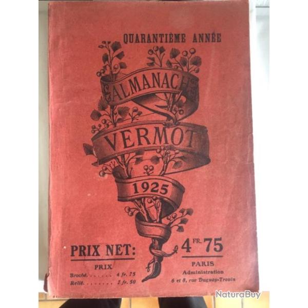 Almanach Vermot. 1925