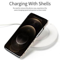 Coque Serpent Python Veritable pour iPhone, Couleur: Bleu, Smartphone: iPhone 12