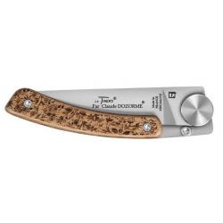 Couteau Le Thiers Liner Lock Nature Feuillage
