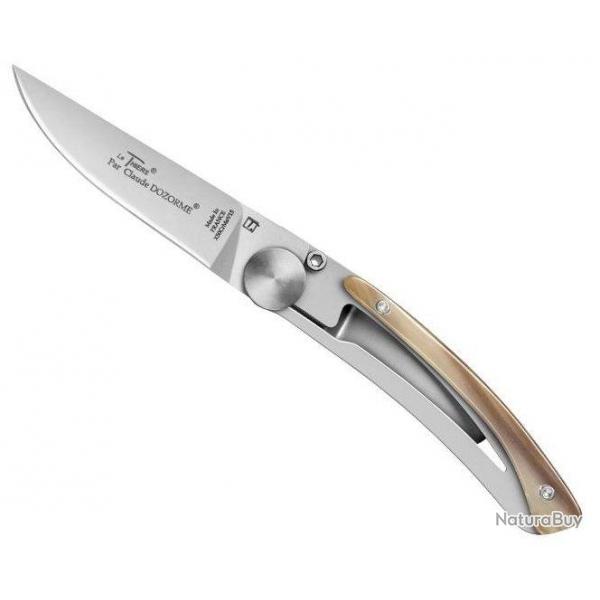 Couteau Le Thiers Liner Lock Corne Claire