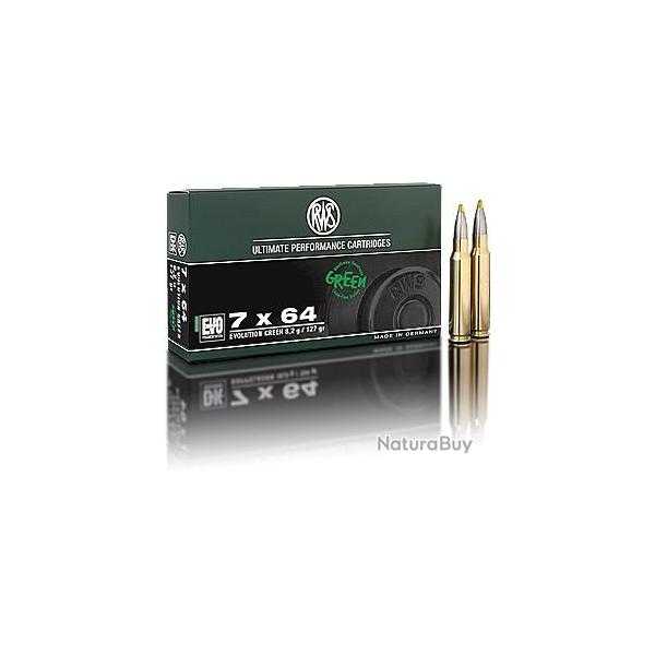 Munitions Rws Cal. 7X64 Evolution Green