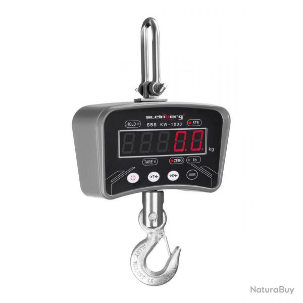 Crochet peseur balance - 1.000kg / 200g - LED - Mtal 14_0001225