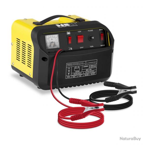 Chargeur de batterie voiture - aide au dmarrage - 12/24 V - 20/30 A - Panneau de commande inclin