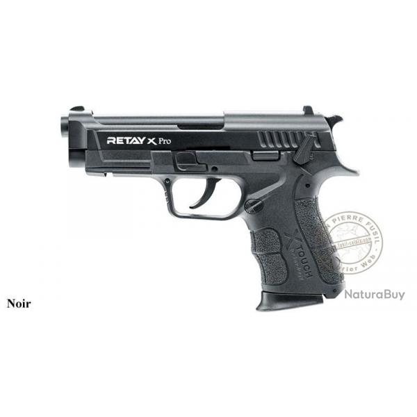 Pistolet d'alarme  blanc RETAY X Pro - Cal. 9mm PAK Noir