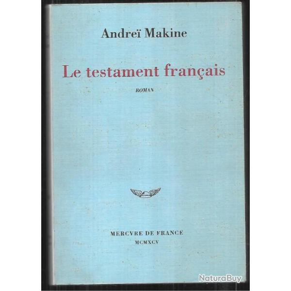 le testament franais d'andre makine